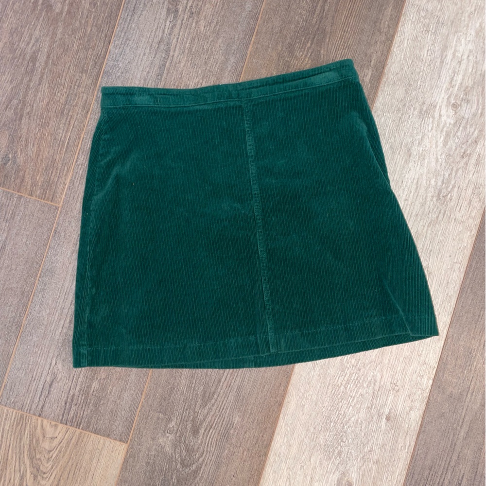Forever 21 Green Corduroy Skirt